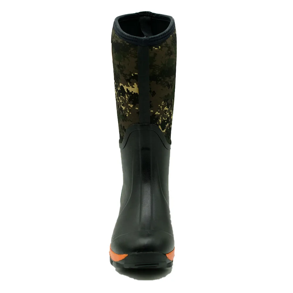 High Quality Waterproof Neoprene Rubber Rain Work Boots Unisex Comfortable Hunting Shoes For Men