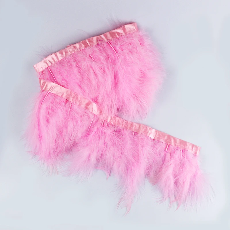 Hot Sale Marabou Trim Turkey Feather Trimming for Fan Feathers