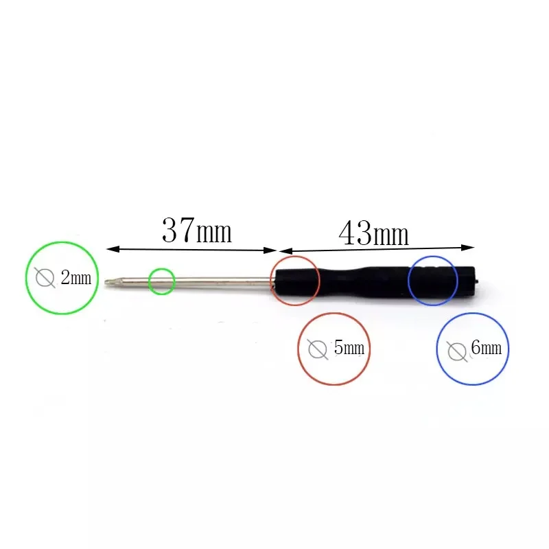 2.0mm Phillips mini screwdriver 1.5mm Slotted screwdriver small screwdriver disassembling tool
