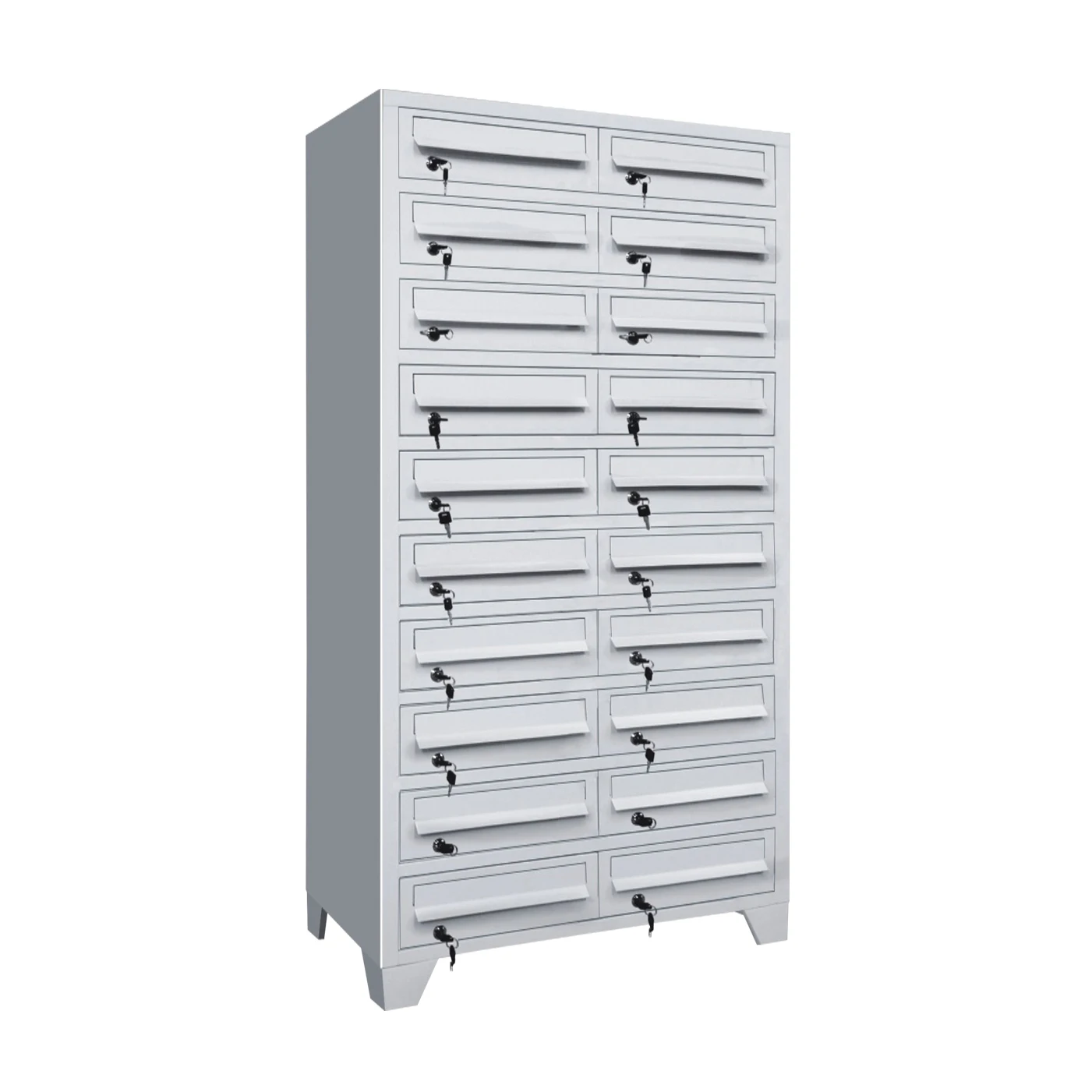 Steel Apartment Downstair Used Newspaper Storage Cabinet Metal Letter Mailbox Parcel Mail Box