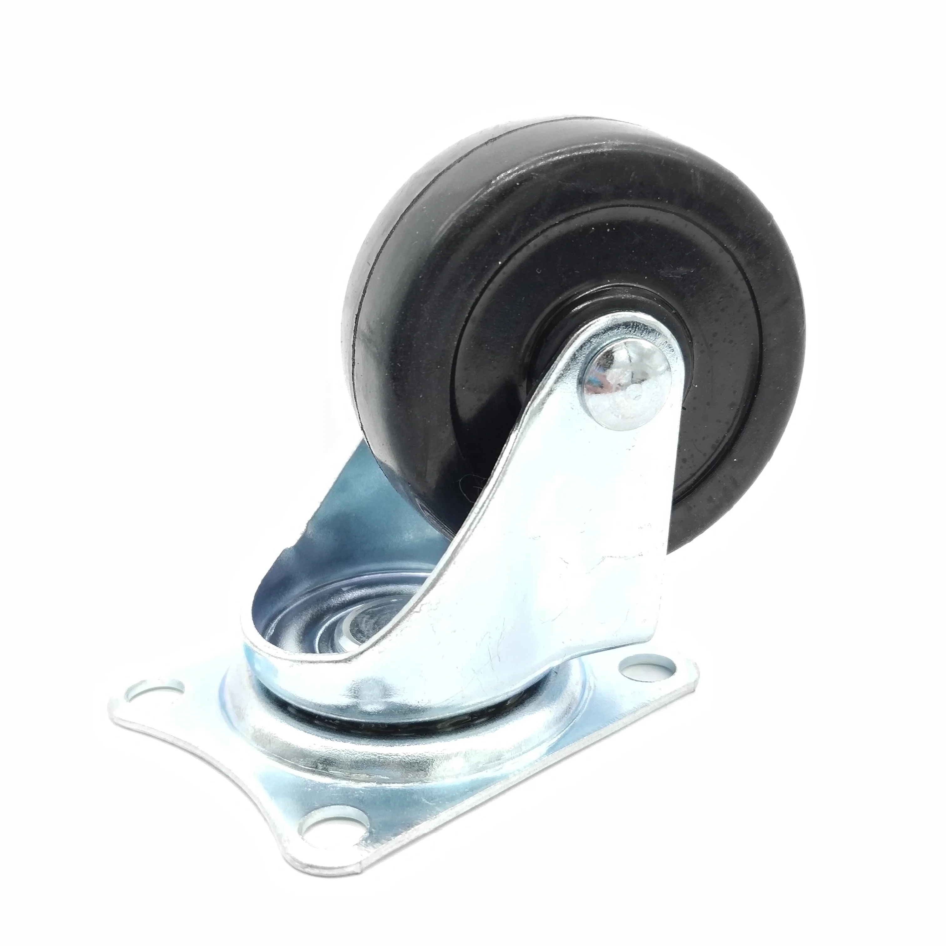Light Duty For Furniture 2 Inch Swivel Black Rubber Casters Wheels