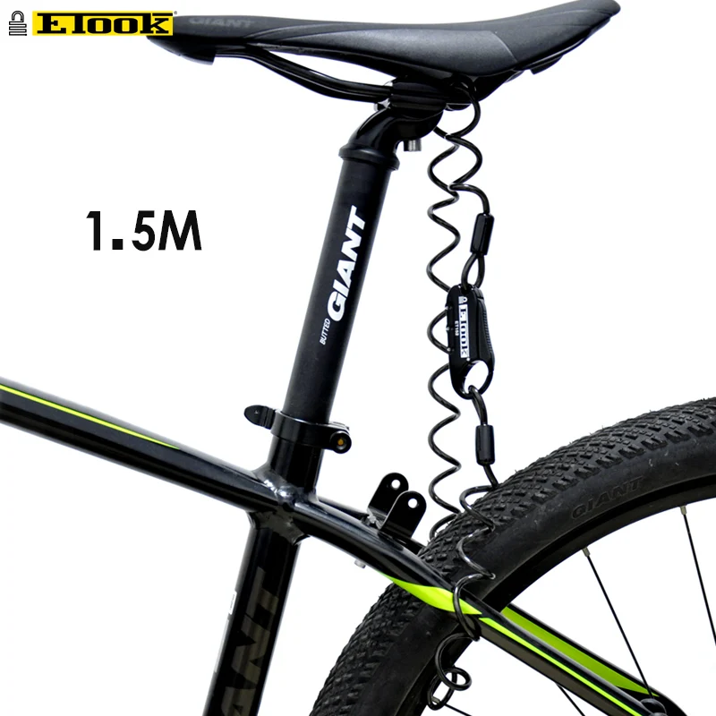 ETOOK 2020 new Cable Lock helmet Lock for motorcycle