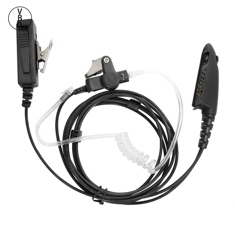 2-Wire Earpiece Mic Headset For Portable GP320 GP328 MTX8250 MTX950 GP340  PRO7150 PRO7350  Walkie Talkie