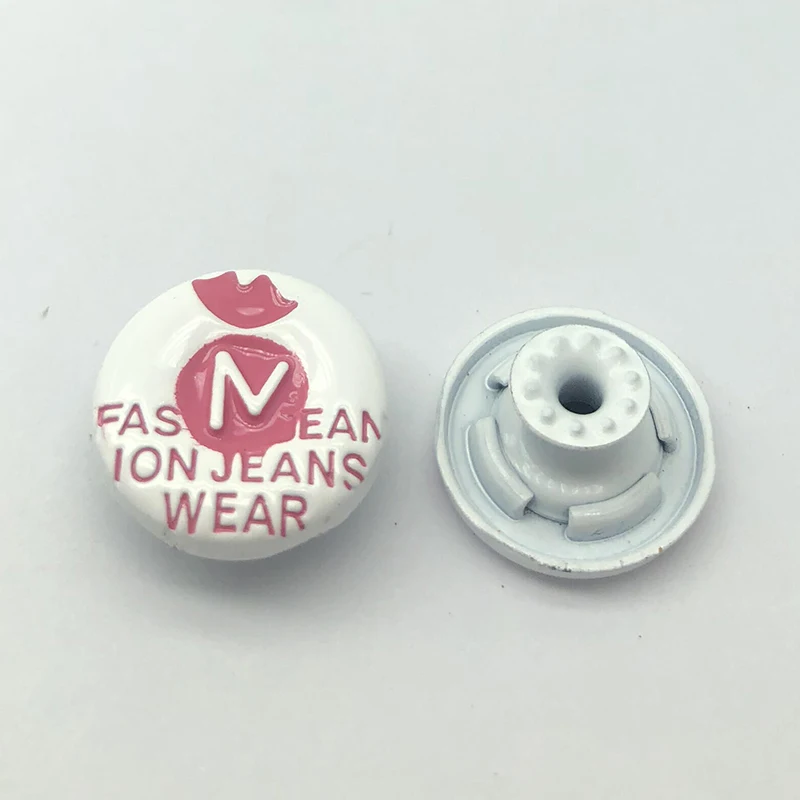 Personalized new N letter custom color jeans buttons for jeans