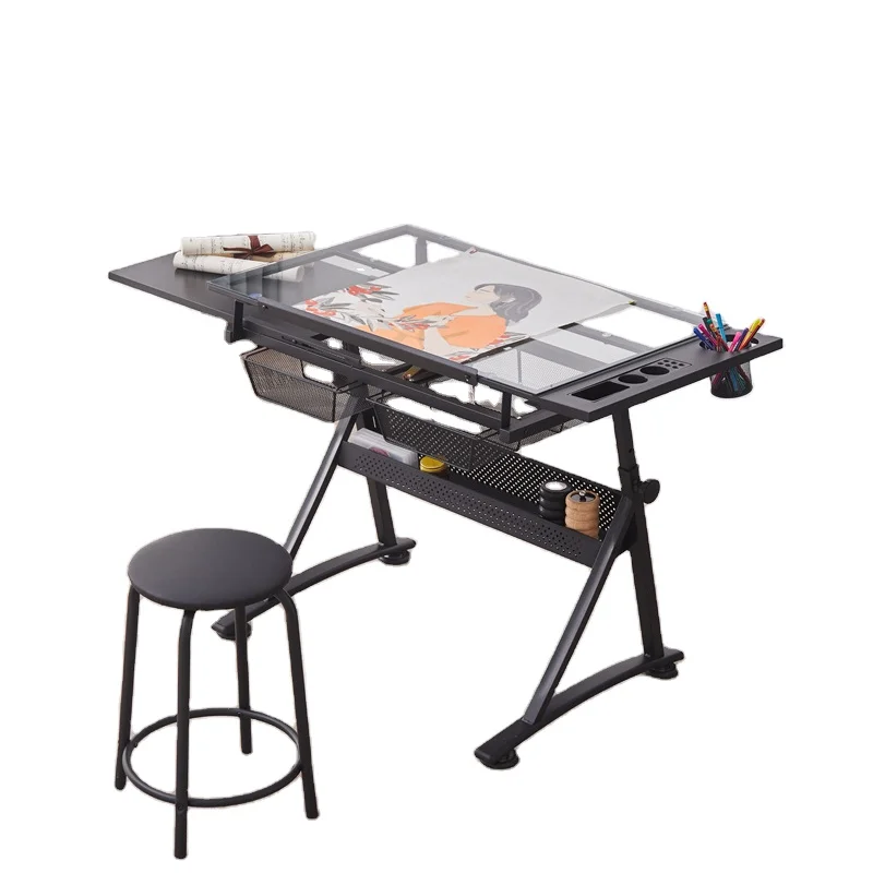 Wholesale cheap price stock drafting drawing table with custom