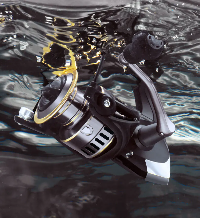 High Speed Metal De Peche Baitcaster Bait Casting Spinning Fishing Reel Spining