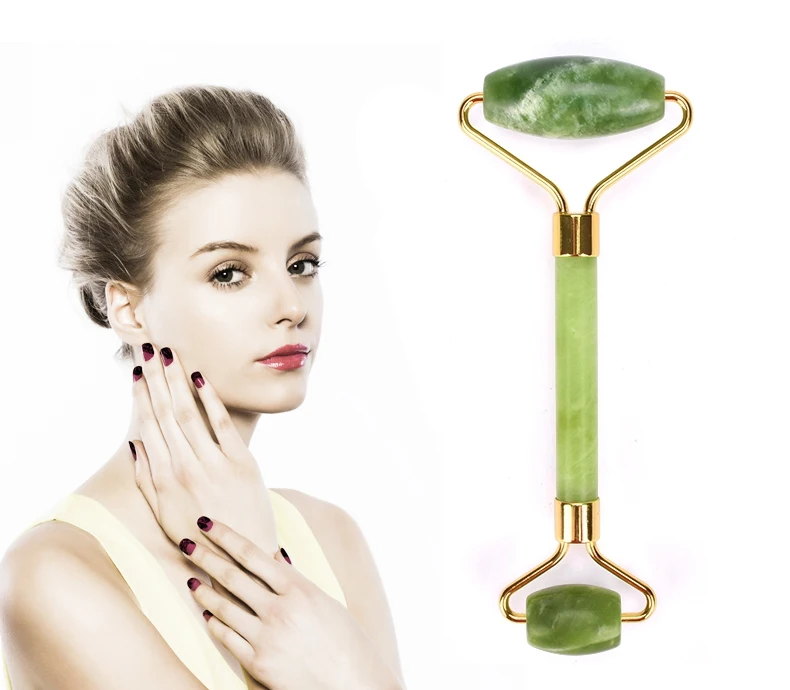 
Hot sell amazon natural little green flower original boots jade roller avis 