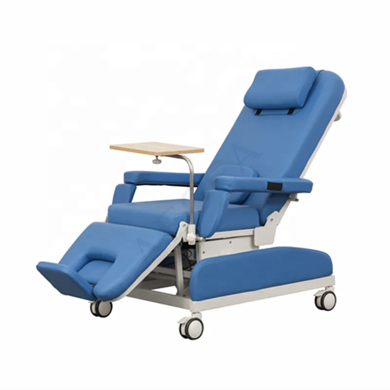 AG-XD205 синий цвет ручная Больничная сдачи крови стул для продажи
