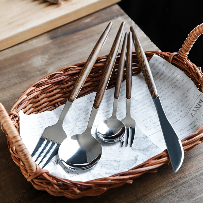 Factory Stainless Steel High Quality Flatware Cutlery Set Juego De Cubiertos De Acero Inoxidable