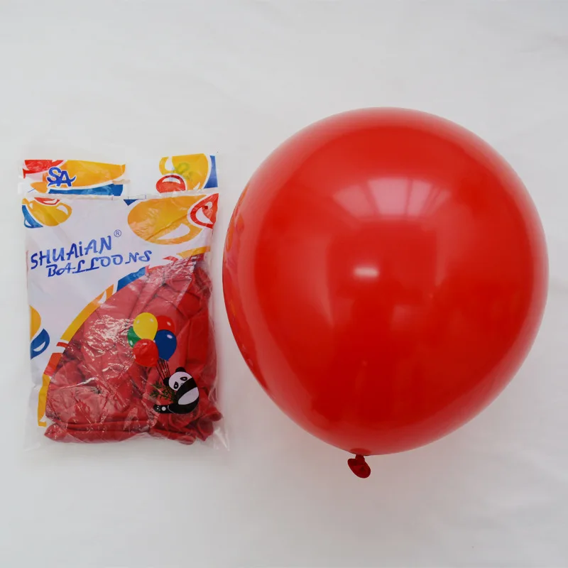 Wholesale 18 Inch 50 pcs Pack Assorted Colors Rainbow Balloons Matte Latex Colorful Balloons for Various Party Ballon Decoration