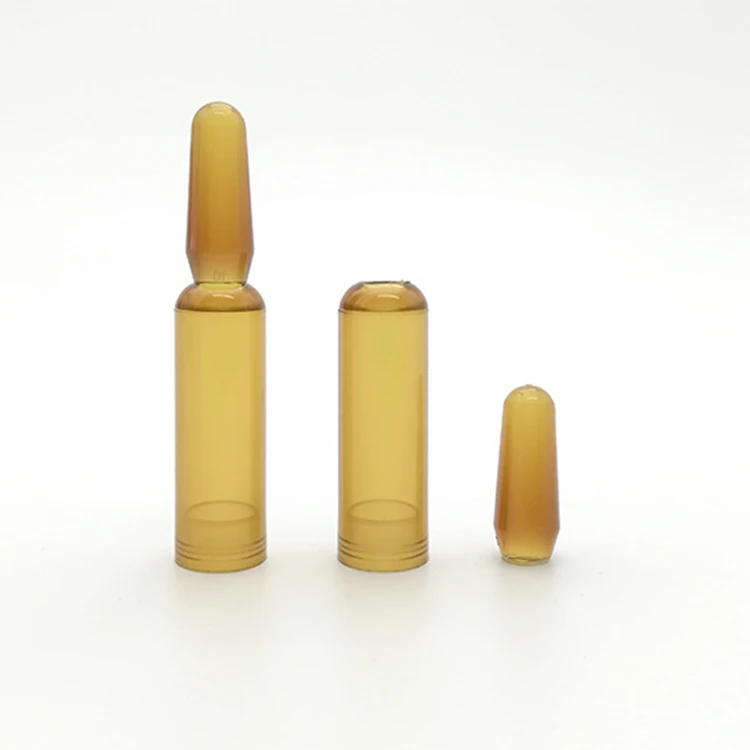 1.5ml 2ml 3ml Clear Amber White Pp Skin Whitening Ampoule Vial Empty Serum Small Container