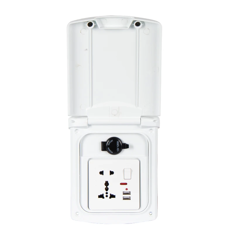 Caravan accessories RV power socket outlet hatch waterproof cover