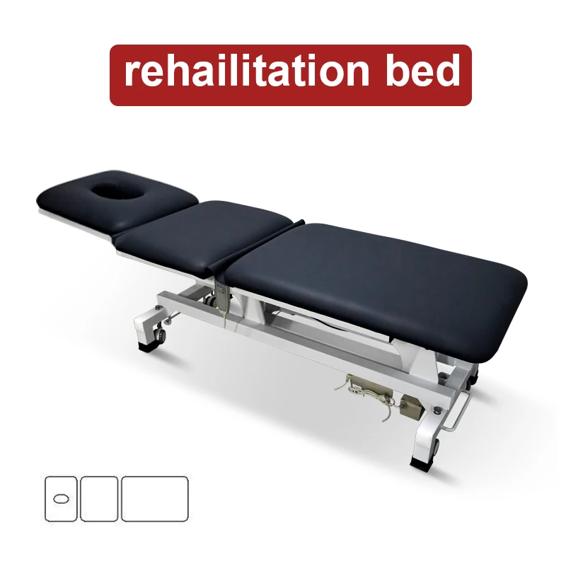 Spa furniture electric therapeutic chiropractic massage bed physiotherapy table