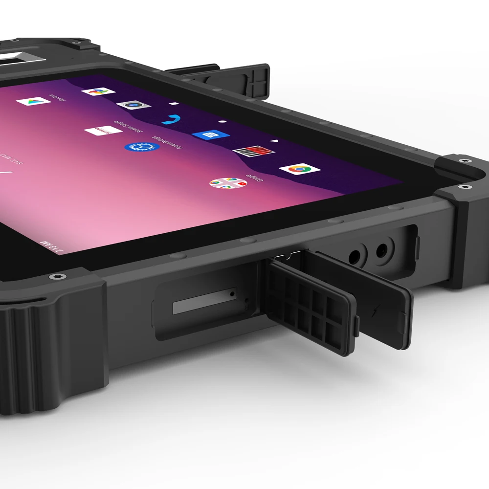 Fingerprint RFID Tablet PC with 2D Barcode Scanner all in one mobile android biometric device