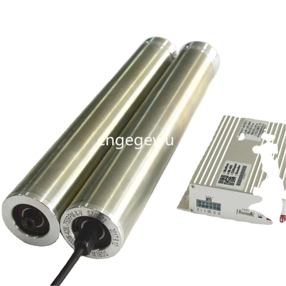 Overmolded/surface knurled cylindrical polygon with cylindrical brushless DC drum motor