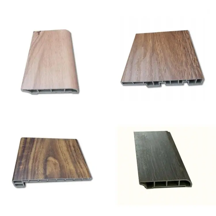 ПВХ плинтус T-образный торцевой колпачок SPC плинтус аксессуары для напольного покрытия