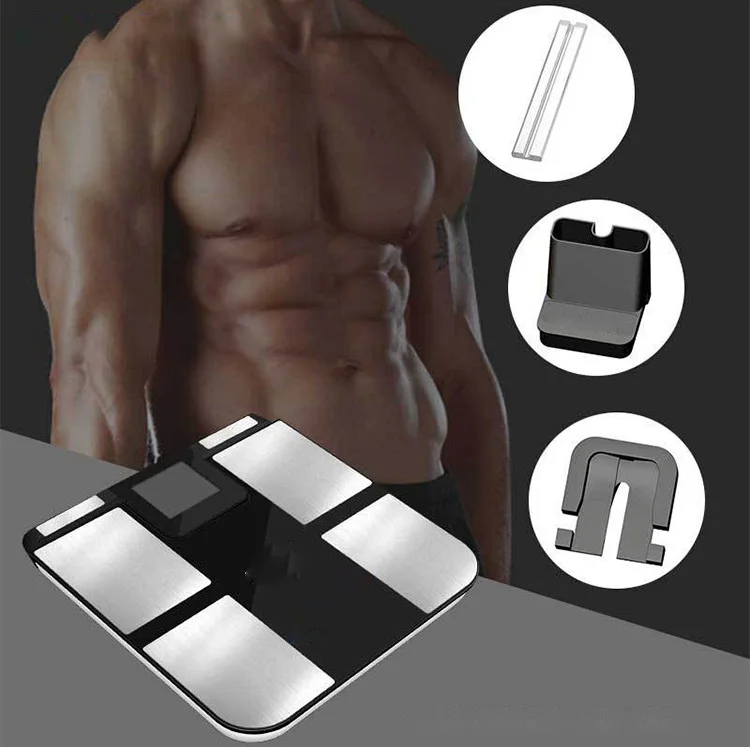 Best Home Fitness Center Intelligent Multifrequency Glass Body Fat Scale For Household Factory Price Professional Portable Human
