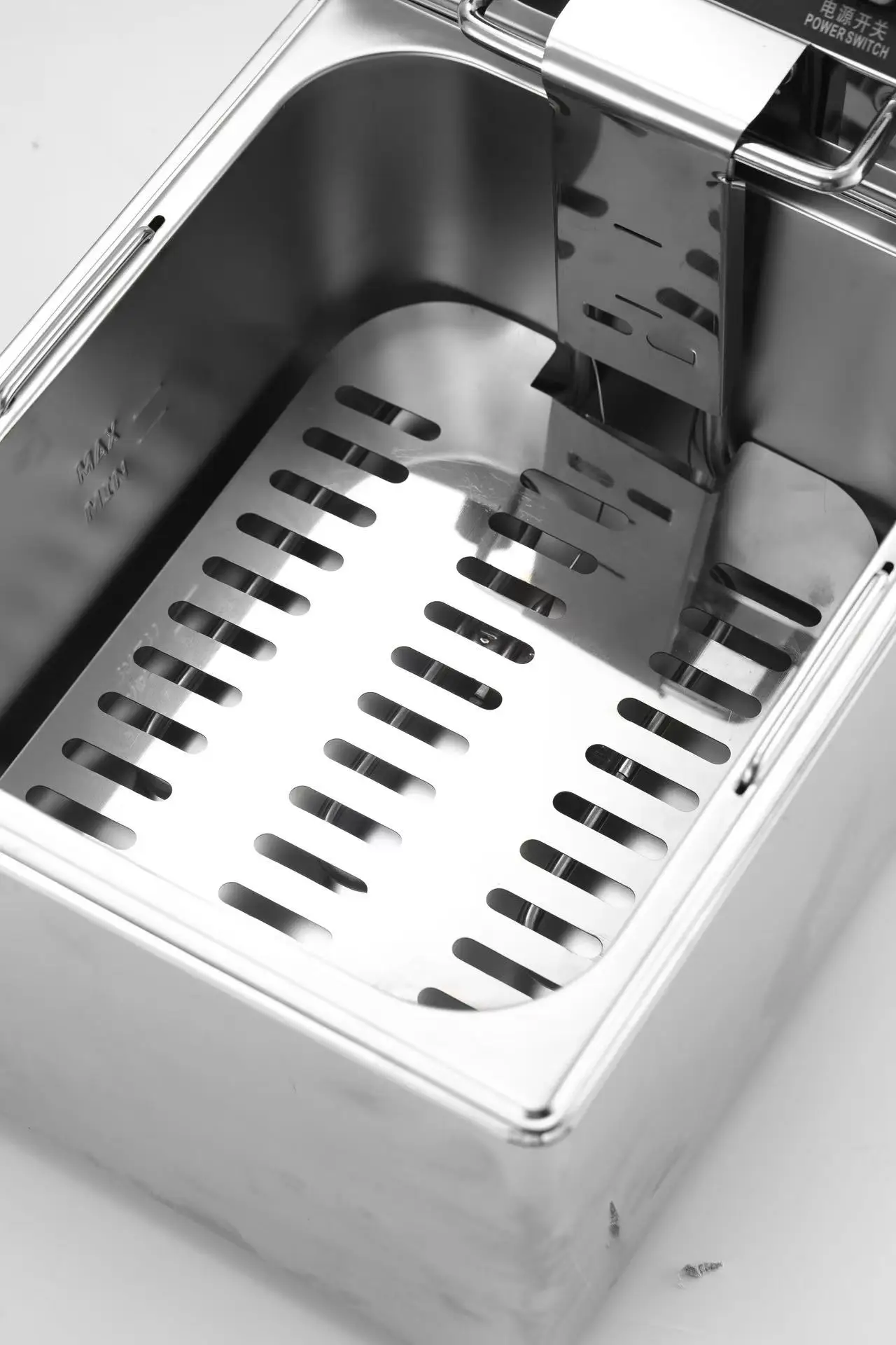 Commercial 3KW 220V Single Tank Deep Fryer for French Fries 6L Capacity Restaurants Home Use New Electric Fritadeira Eletrica