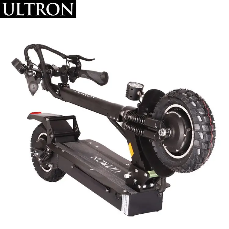 Горячая Распродажа of ULTRON T10 складной Trotinette Electrique быстро 2-колесный скутер с 60V2400W высокая скорость прочный двойного двигателя 10 дюймов