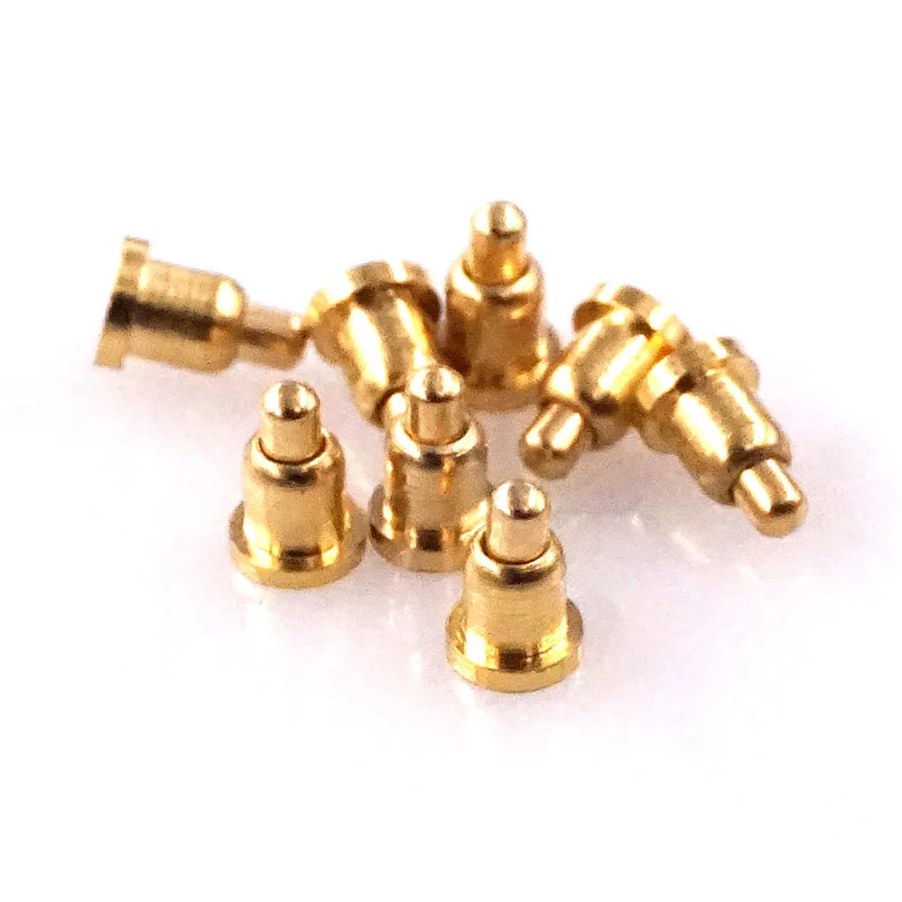Spring Loaded Pogo Pin Connector 3.0 mm Height SMD PCB Straight Flange 2.0mm 12VDC 1A Single Spring-Loaded Contact