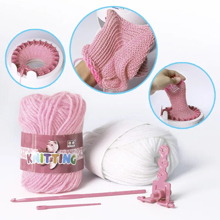 Rabbit 22-pin DIY Lazy Automatic DIY Creative Wool Knitting Sweater Hat Scarf Loom Play House Hand Knitting Machine