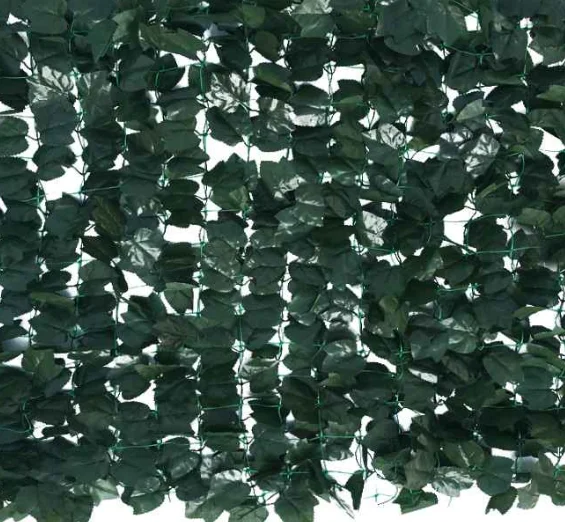 Расширяемый искусственный забор украшение плющ оставляет для