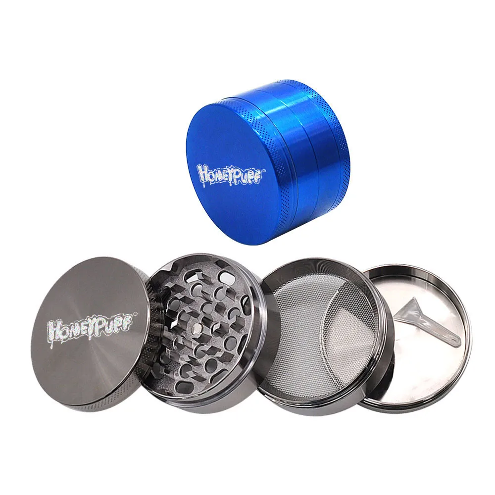 
Weed Grinder Rose Gold Stainless Steel Card Titanium Sublimation White Herb Grinder 