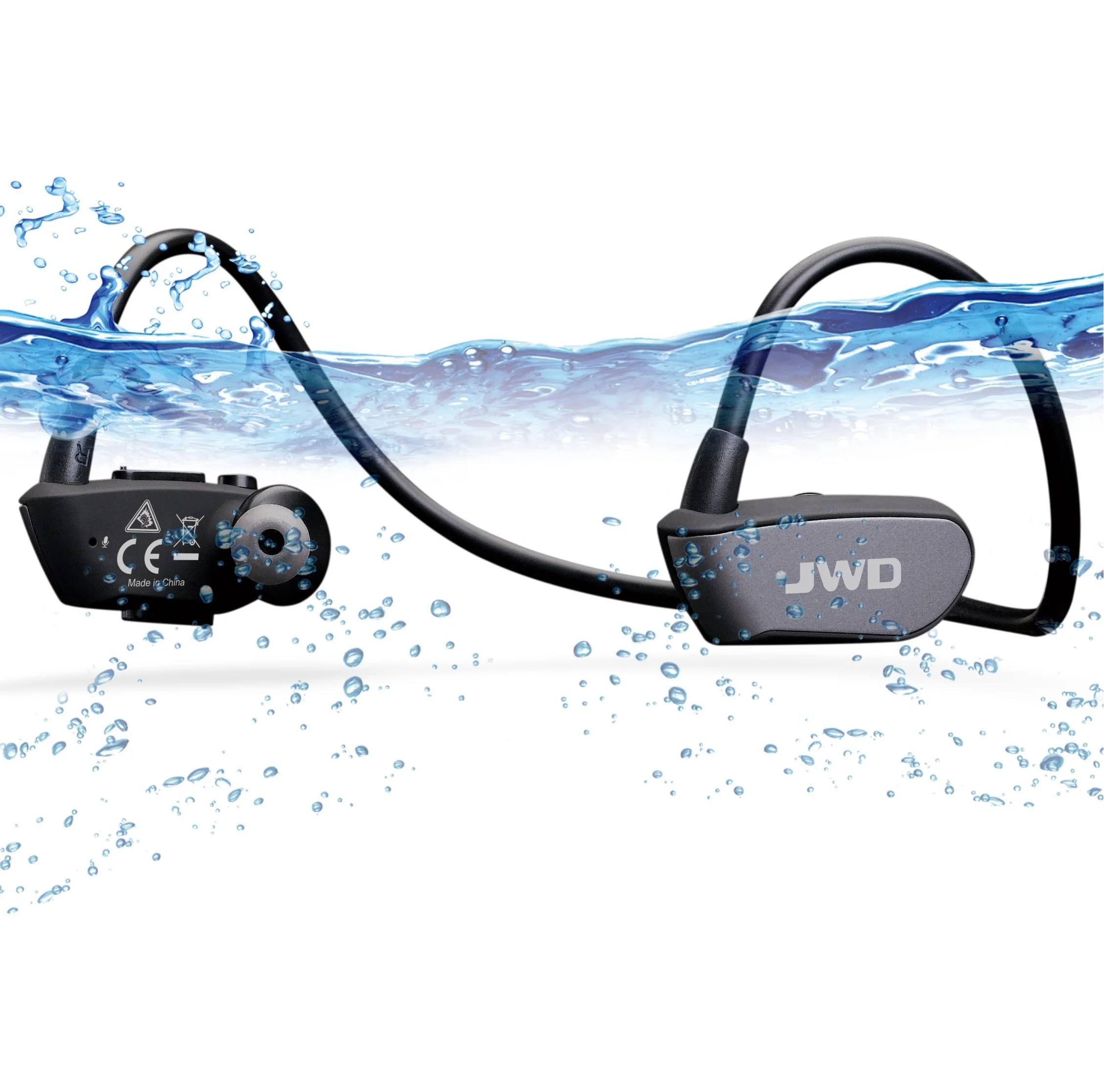 Dual Mode Music Play Portable Mini Wireless Earphone Handsfree Waterproof Sport wireless MP3 Audio Player with Headphone OEM