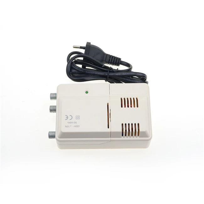 Indoor multiband antenna tv professional cable tv VHF 16 dB 1 in 2 out house amplifier