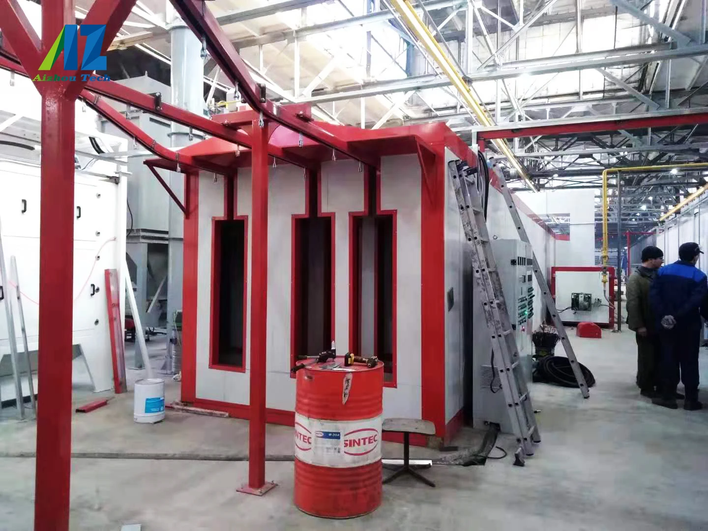 epoxy powder coating/painting coat line powder