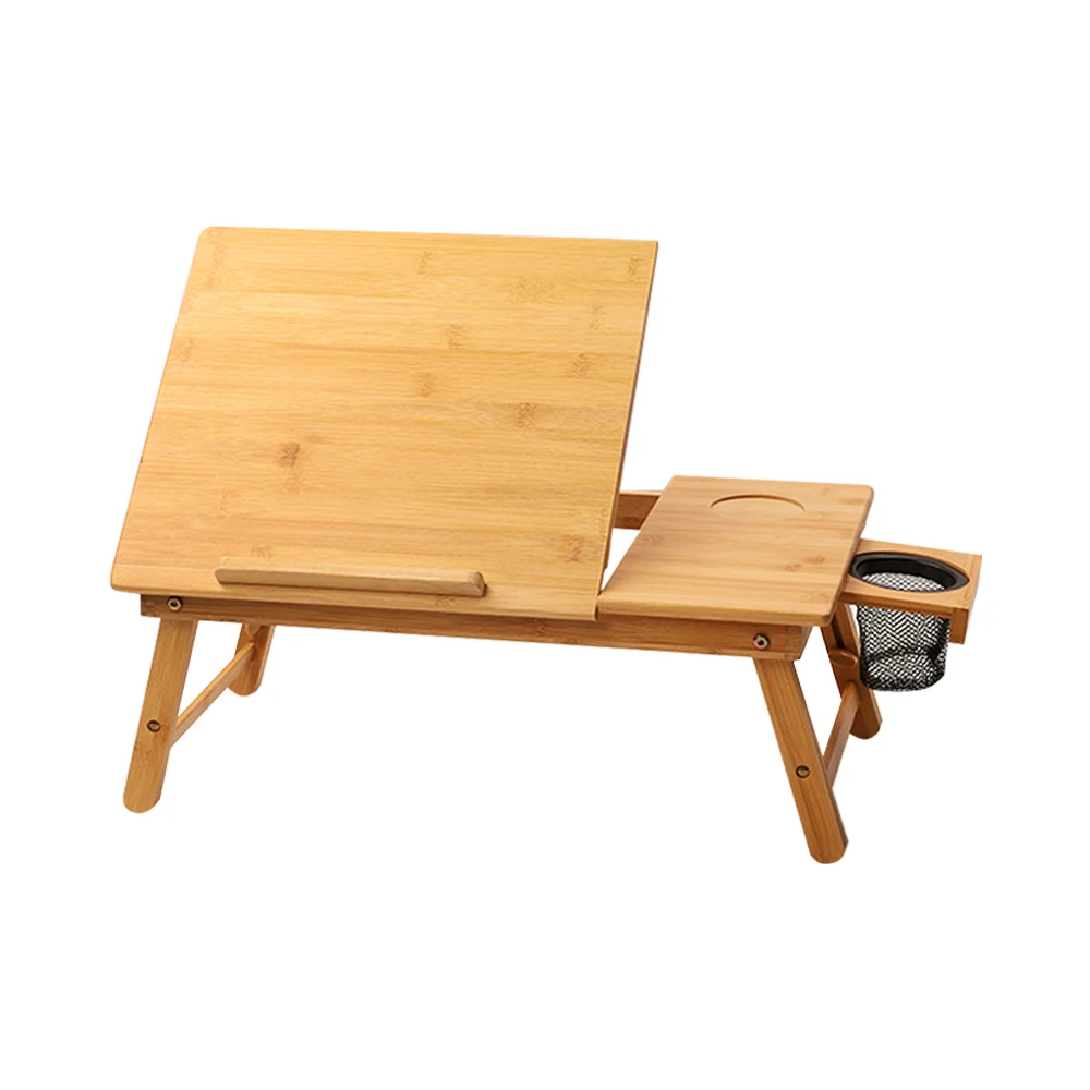 Laptop Table Height Adjustable Notebook Desk Bedside Desk with Foldable Legs