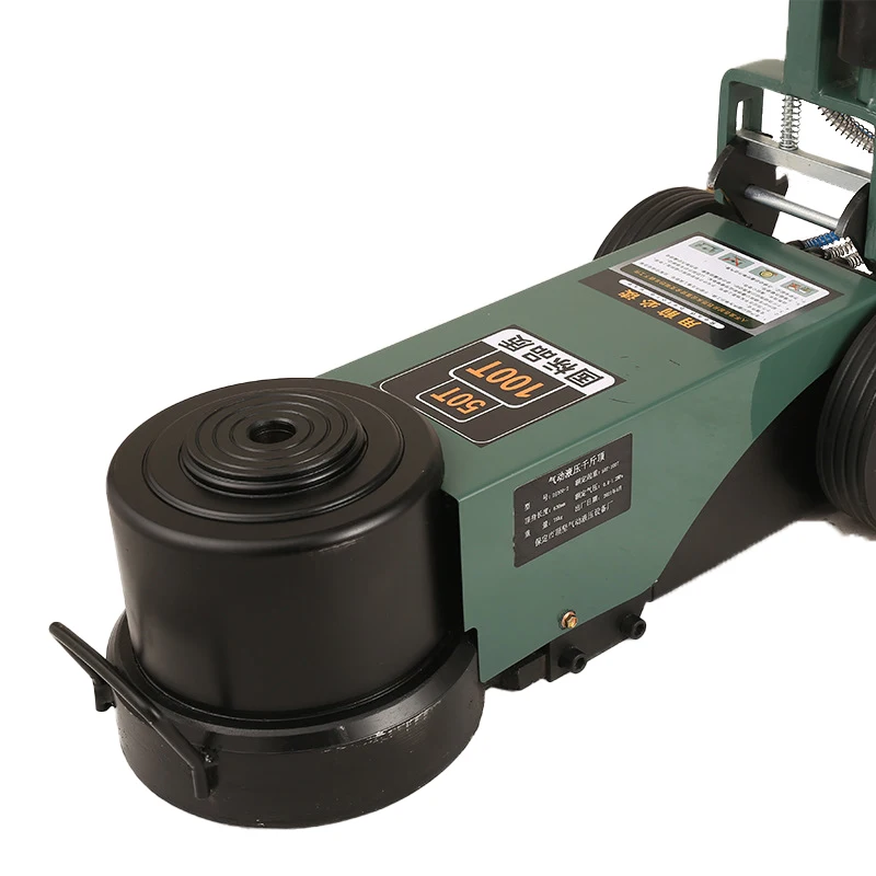 100 Ton Pneumatic Hydraulic Air Floor Jack Heavy Duty Trolley Jack