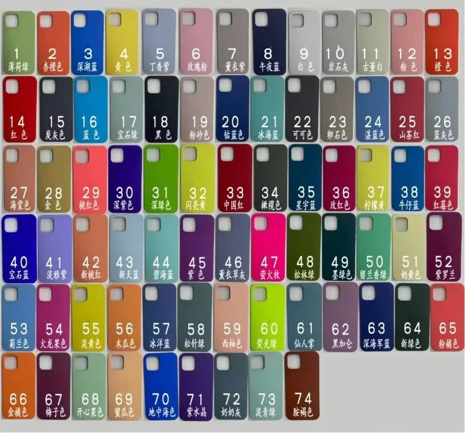 2024 Hot Selling  Liquid Silicone Case  for Iphone 15 14 13 12 11 8 7 6 X  XR X Xs Max 8 PlusPro Official Custom Logo Cover