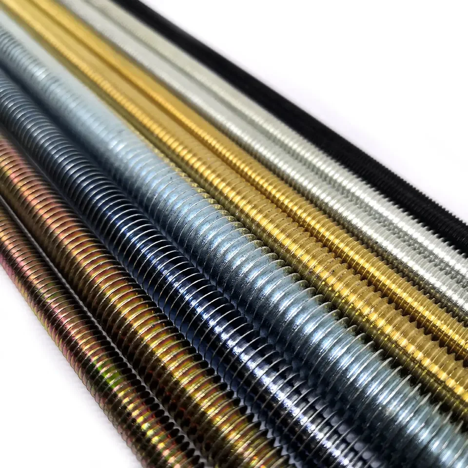 High Strength All Thread Rods din975 Galvanized Fasteners DIN 975 zinc plated threaded rod