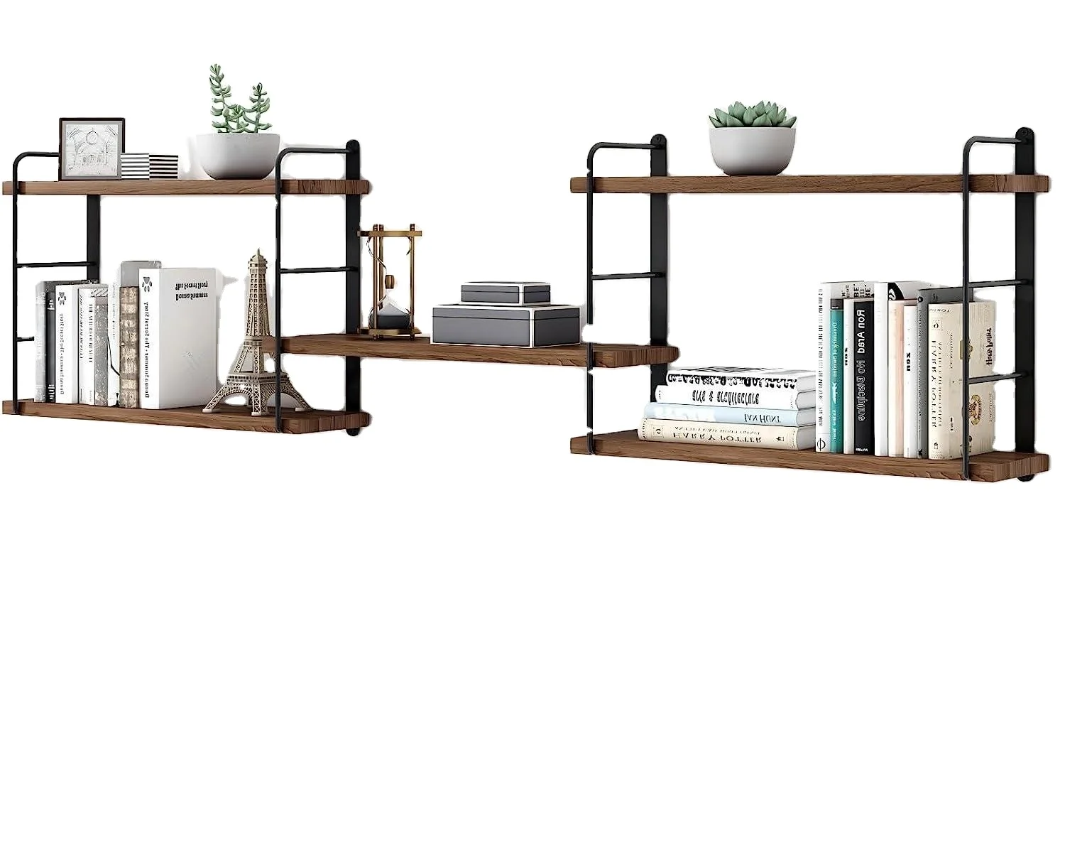 Rustic wall decor Wood ledges Adjustable wall decor Office ledges Wall bookshelves Farmhouse bookshelves are versatile WallShelf