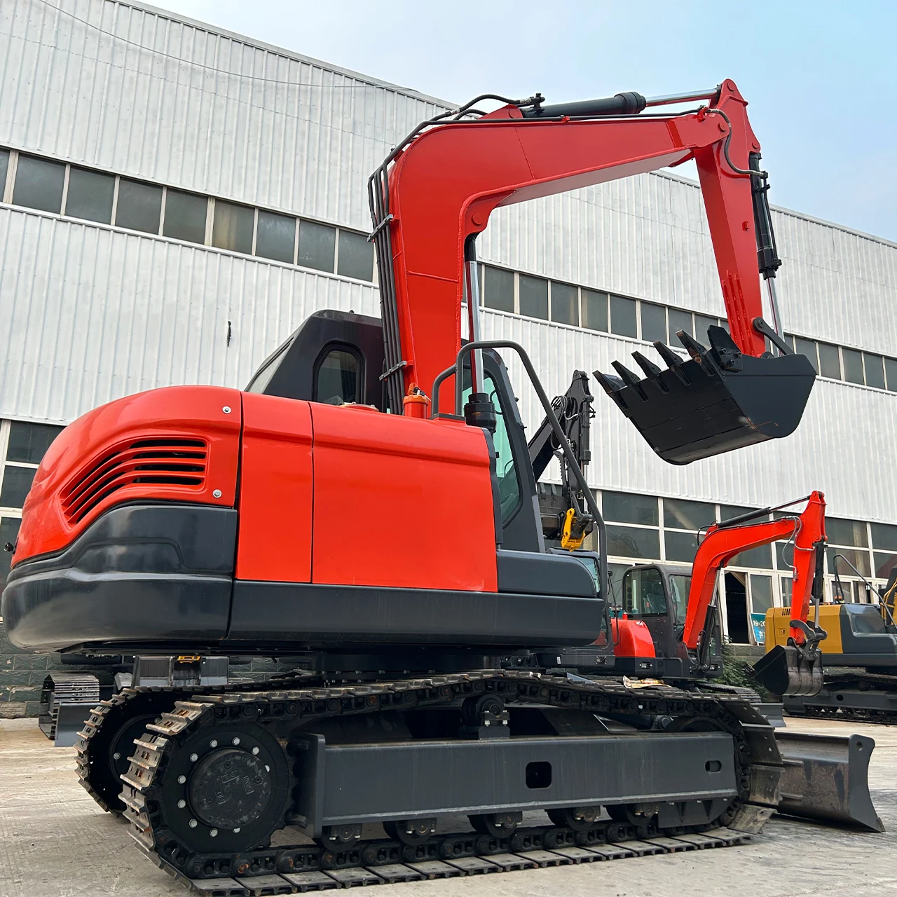 china second hand large digger excavator track rollers 20 tons 10 tonne 8 ton 9 ton long boom ce used mining excavator on sale