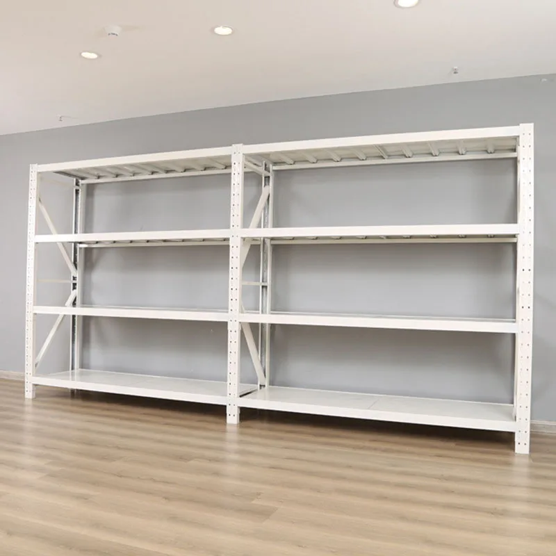 Metal Storage Rack Boltless Shelving Systems Steel Industrial 5 Tiers Heavy Duty Shelving Steel Racking Unit