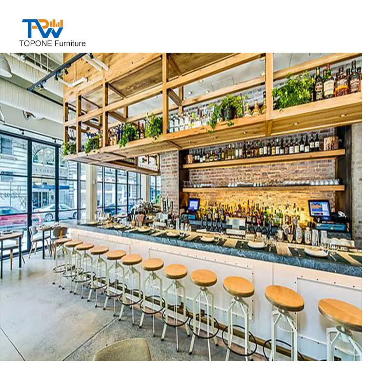 Onebest Factory Supply Led Bar Furniture Wine Bar Counter Top Commercial Use Furniture Bar