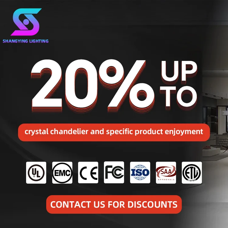 Modern Simple Upscale Crystal Chandelier Large Contemporary Glass Ring for Staircase AC Powered Hanging Lighting for Room