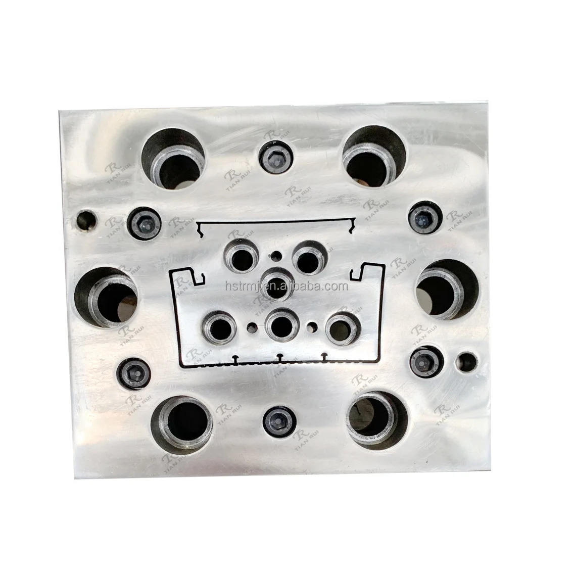 PVC Wiring Cable Ducts Plastic Electrical Cable Tray PVC Die Decorative PVC Network Cable Trunking Making Extrusion Die