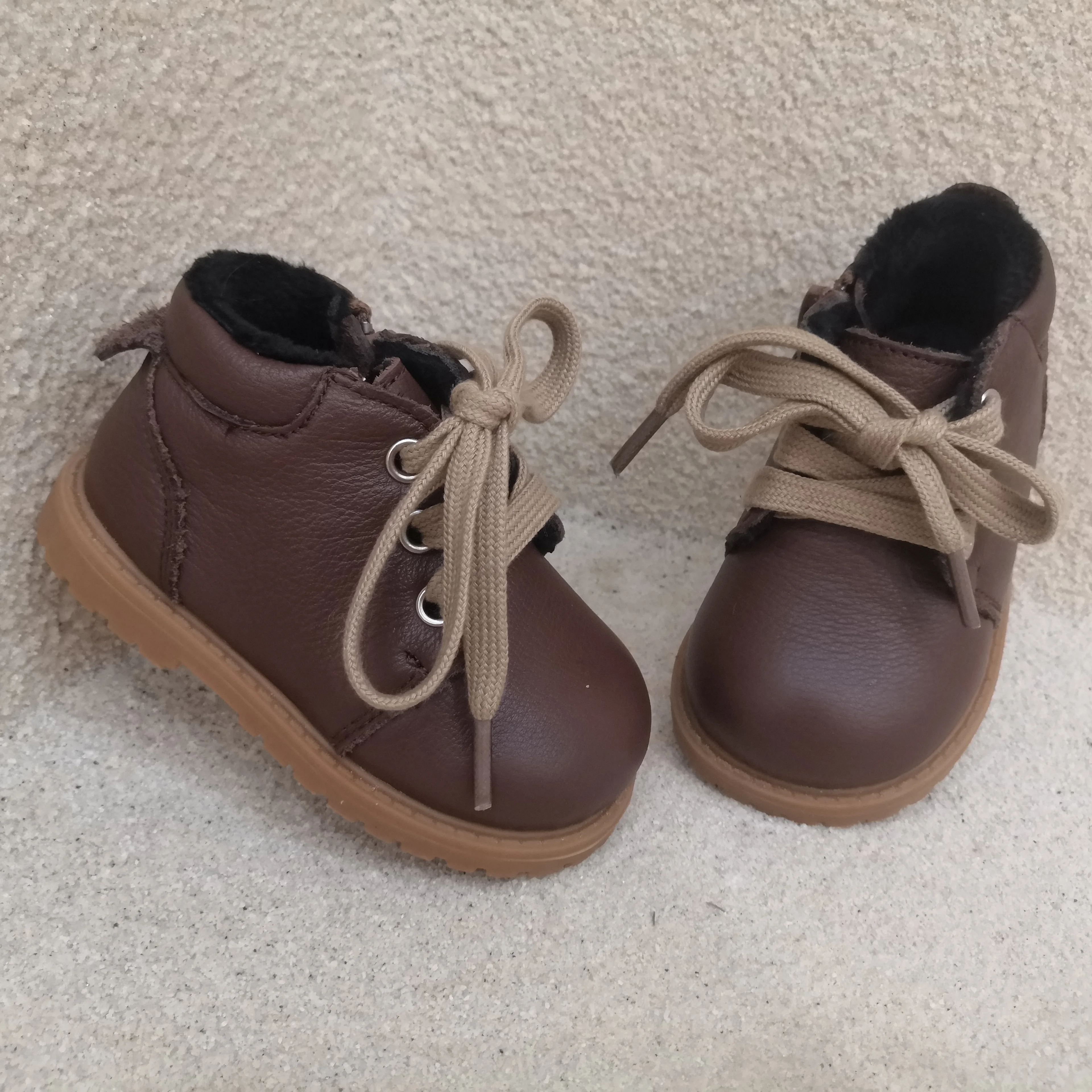 Winter Warm  Baby Solid Snow BootsInfant Girls Boys Cotton Shoes