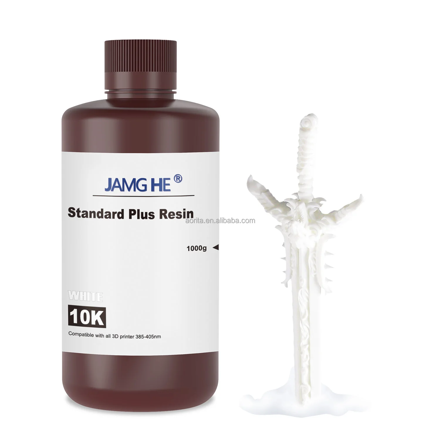 3D Printer Resin 405nm Fast UV-Curing Resin Photopolymer Resin for High Precision Rapid LCD 3D Printing