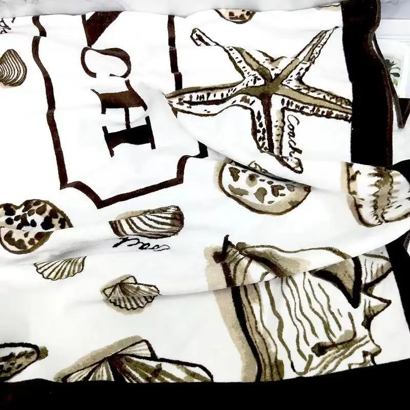 High quality and cheap price cotton gift towel sets wholesale reactive printed custom logo beach towel for kids bathroom use