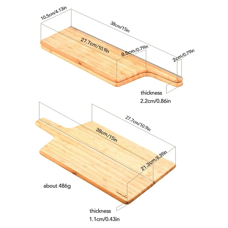 folding bamboo cutting board with handle smooth foldable wooden cutting board for kitchen into kitchen drawer cheese bread
