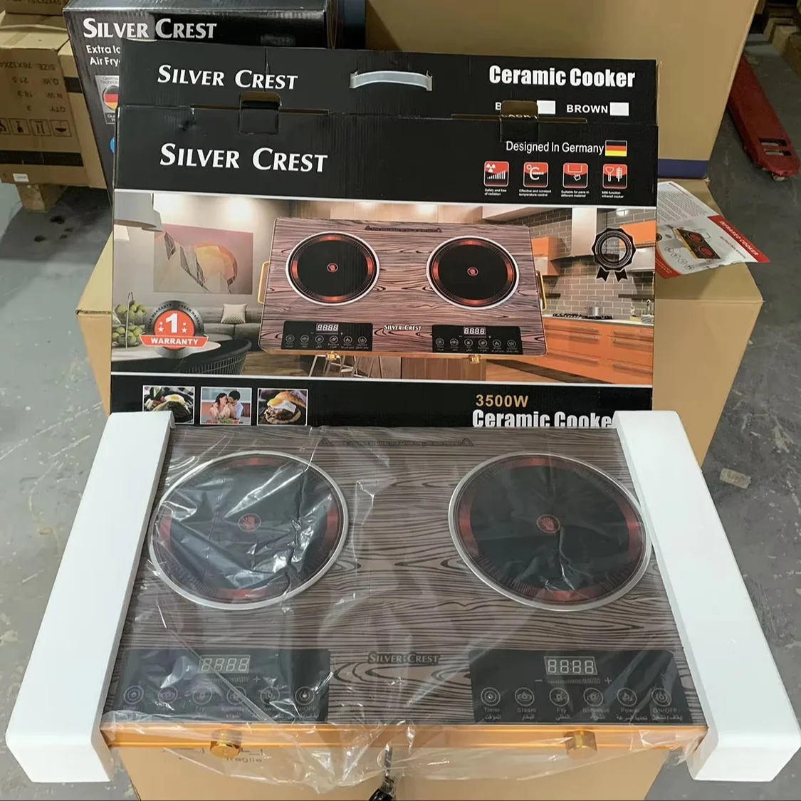 Factory 3500W Household Electric Stove Infrared Hot Plates Multifunction Digital Burner Induction Cooker Glass Ceramic Cooktop