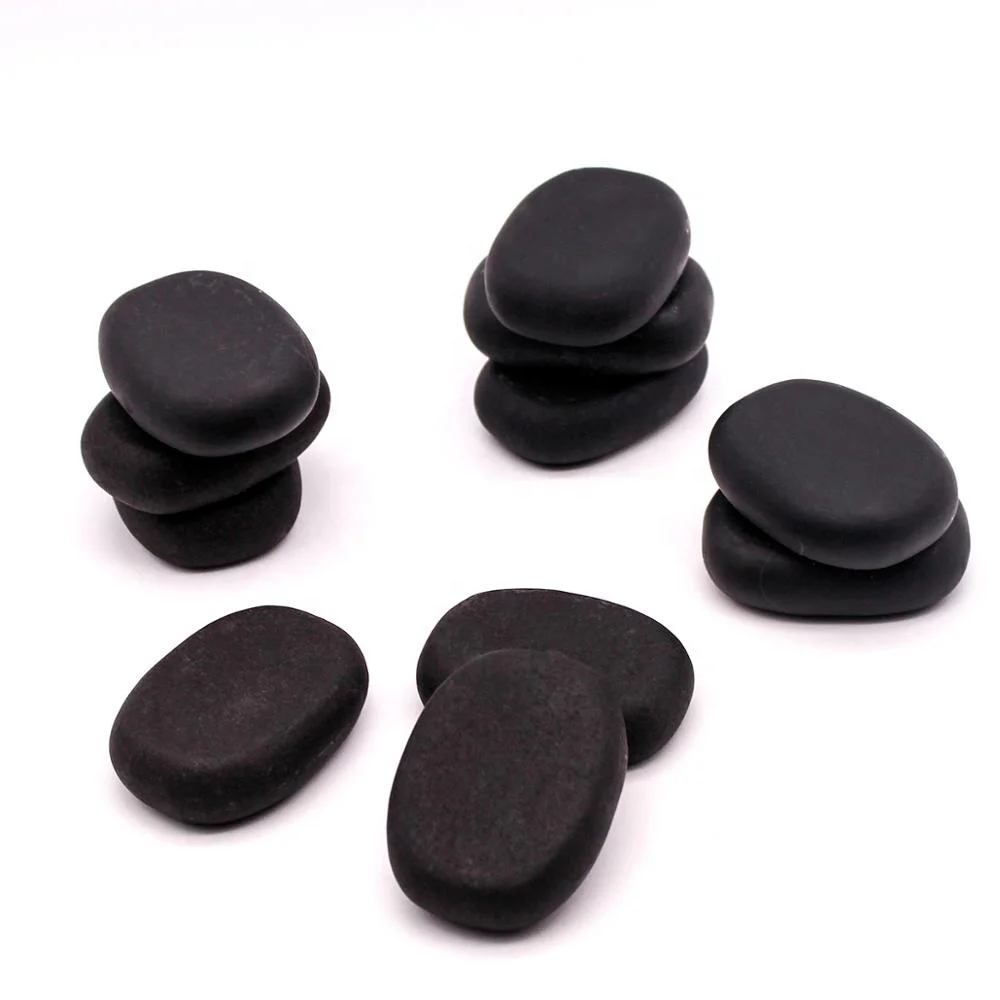 
Natural Hand-polished SPA Volcanic Stone Massage shiatsu neck massage cushion 