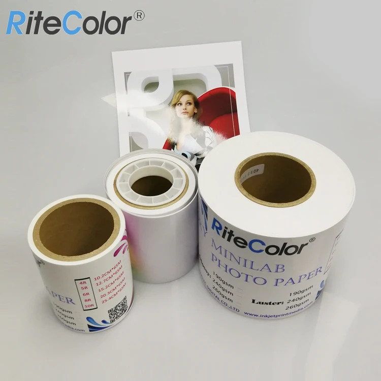 260 г/кв. М глянцевая шелковая радиоуправляемая широкоформатная фотобумага рулон