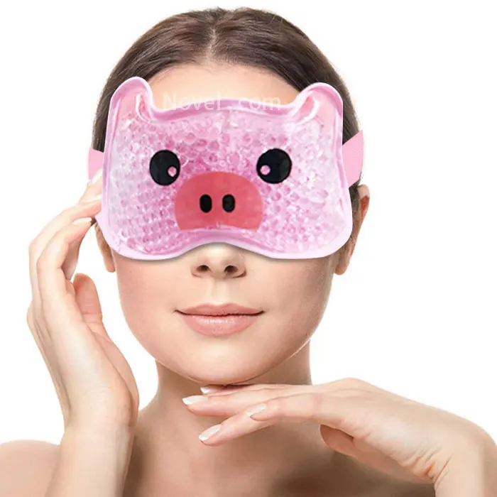 Migraines Hot Cooling Ice Pack Cold Eye Gel Ball Mask Reusable Compress