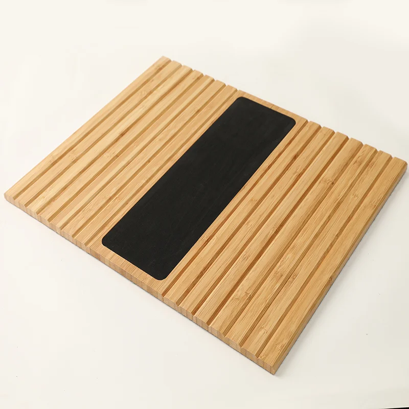 Factory customized  wooden sofa armrest tray Bamboo foldable non-slip