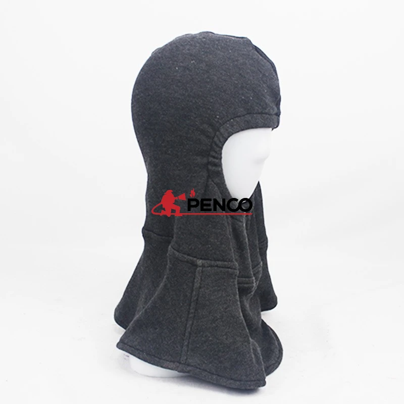 Safety Fire Fighter Proof Apparel Black Flame Resistant FR Ultra Soft Knit Hood